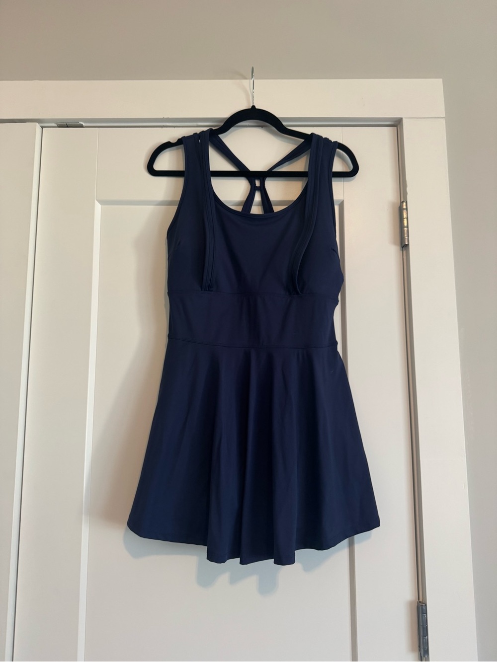 Gyiefcg Navy Sleeveless Athletic Tennis Dress with built in shorts - Picture 5 of 9
